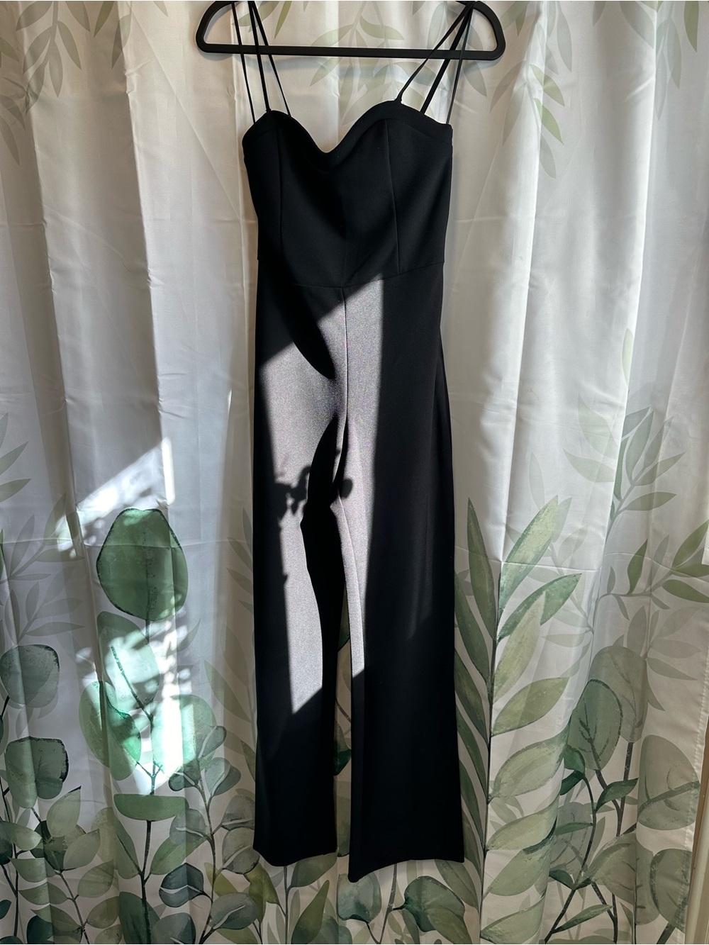 Abercrombie & Fitch Black Strapless Sweetheart Jumpsuit
